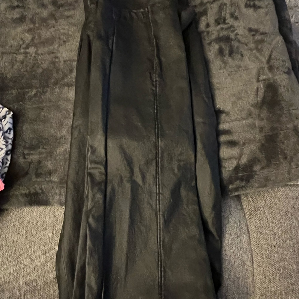 Elegant Black Women's leather pants